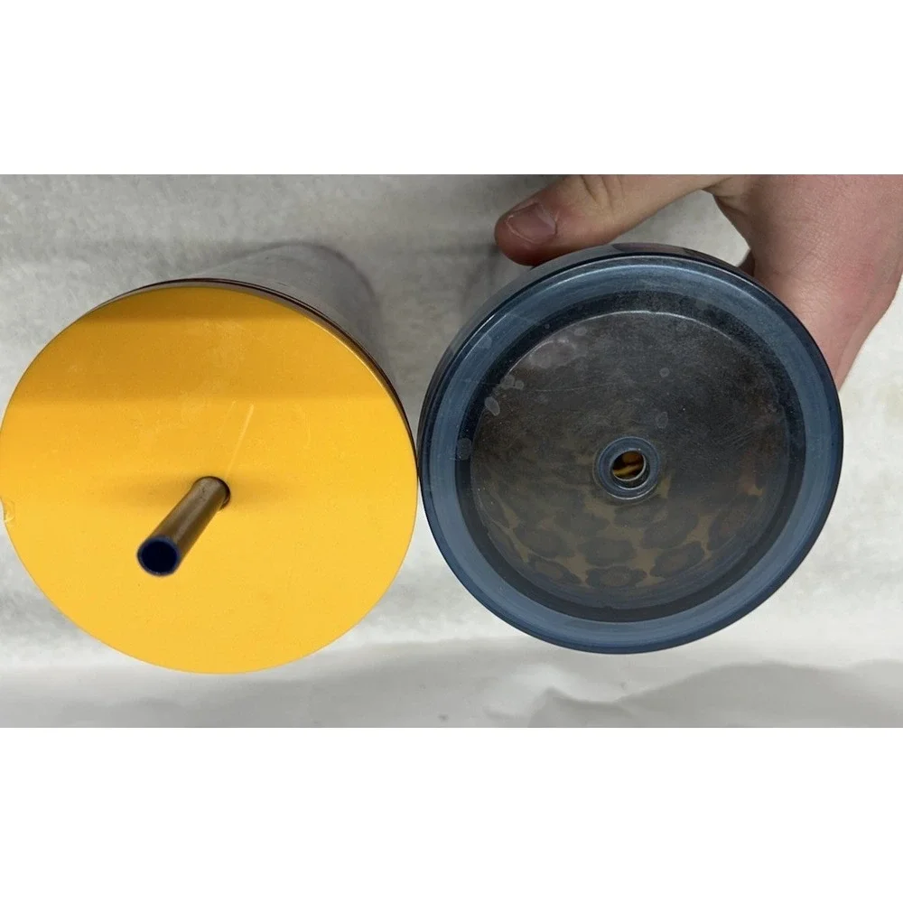 Starbucks Lot of 2 Tropical Orange & Marimekko Style 24oz Tumblers